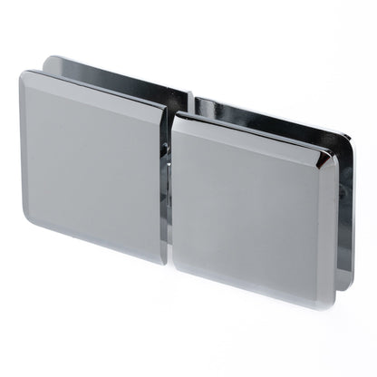 180 Degree Glass-to-Glass Movable Transom Clamp with Beveled Edges