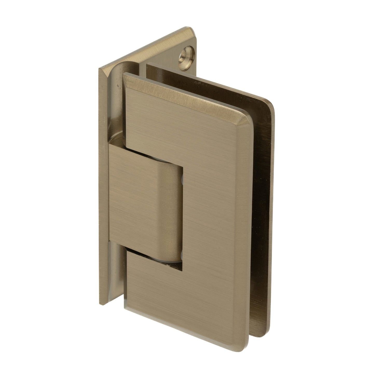 Adjustable Wall Mount Offset Heavy Duty Hinge with Beveled Edges