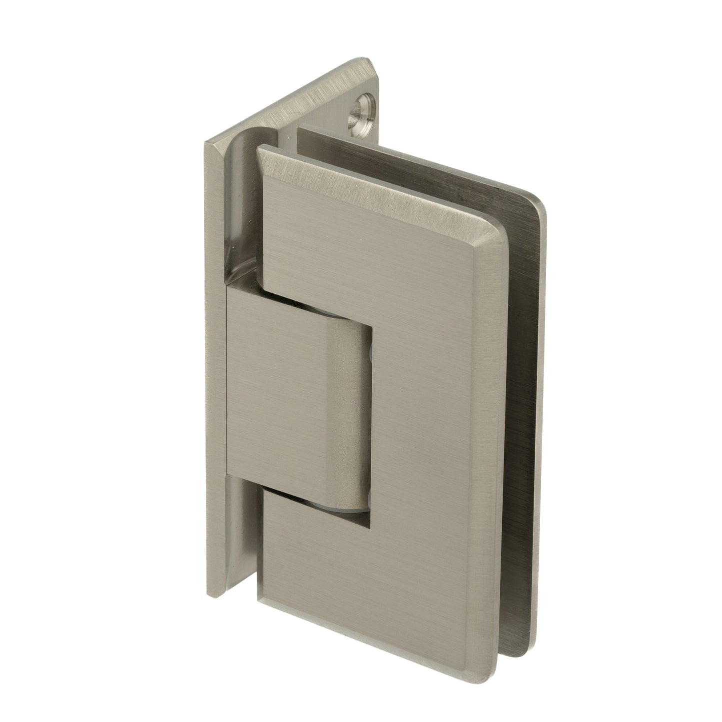 Adjustable Wall Mount Offset Heavy Duty Hinge with Beveled Edges