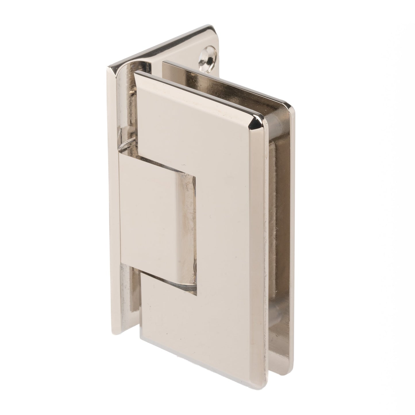 Adjustable Wall Mount Offset Heavy Duty Hinge with Beveled Edges