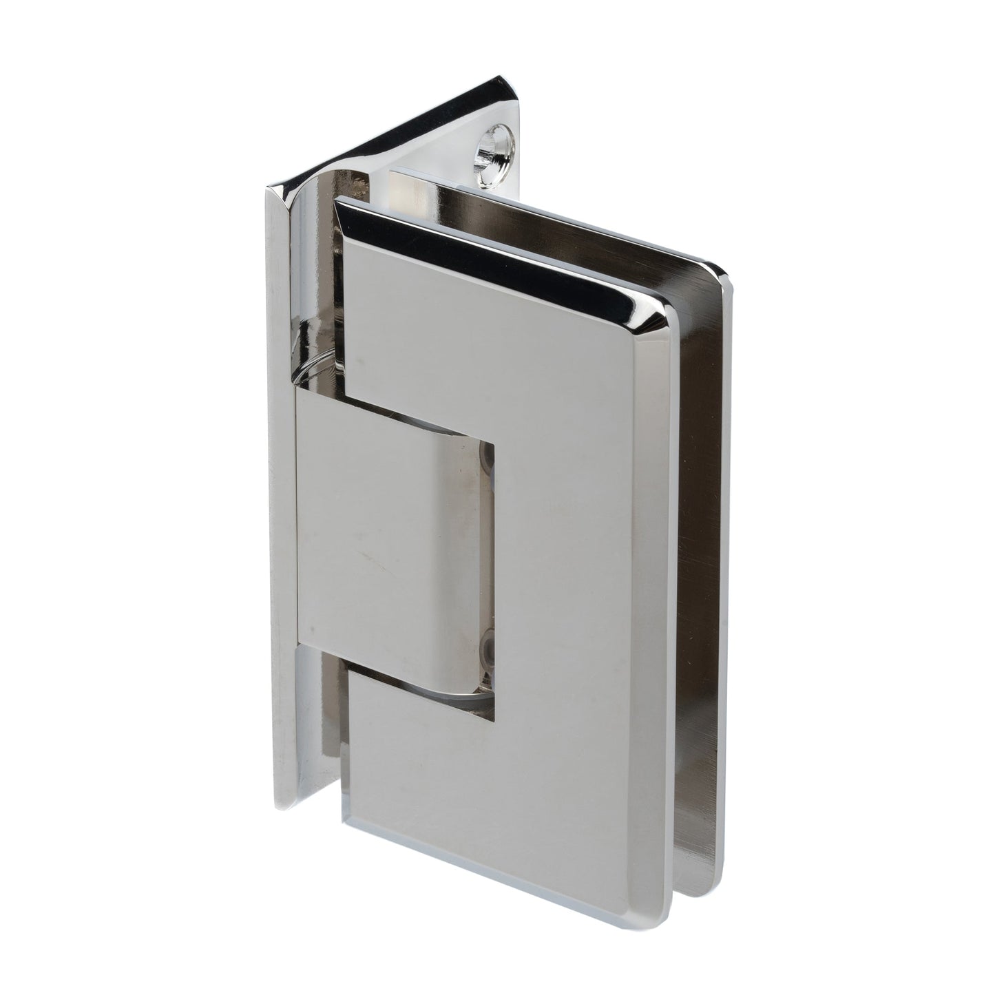 Adjustable Wall Mount Offset Heavy Duty Hinge with Beveled Edges