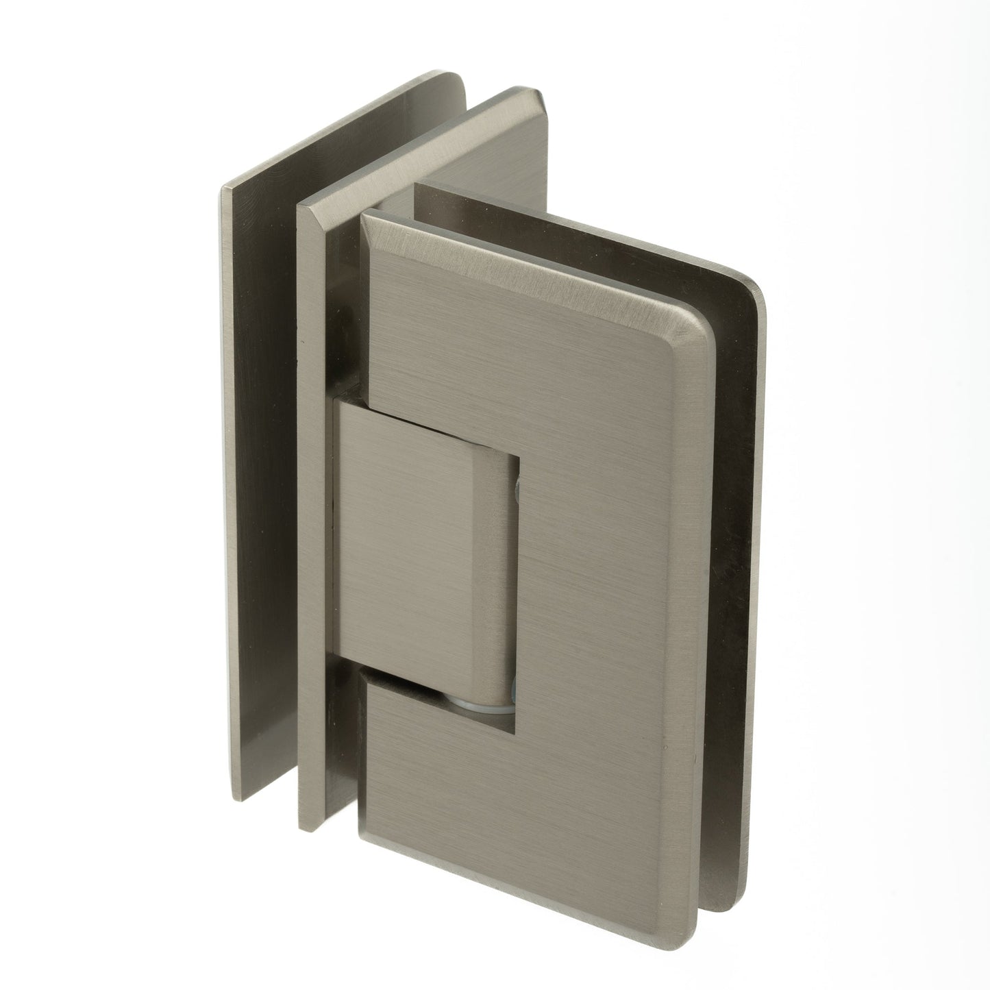 90 Degree Heavy Duty Glass-to-Glass Hinge with Beveled Edges