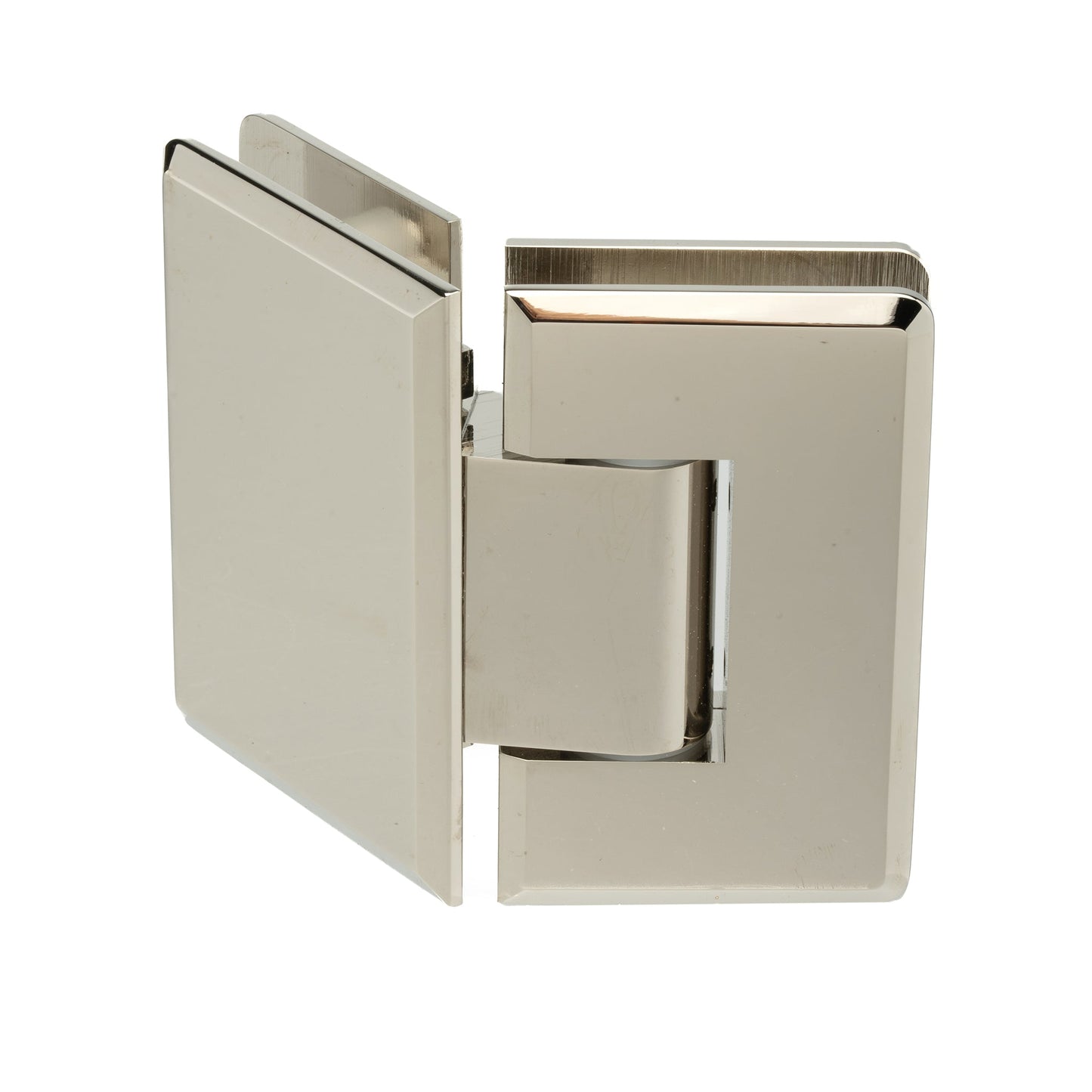 135 Degree Glass-to-Glass Standard Hinge with Beveled Edges