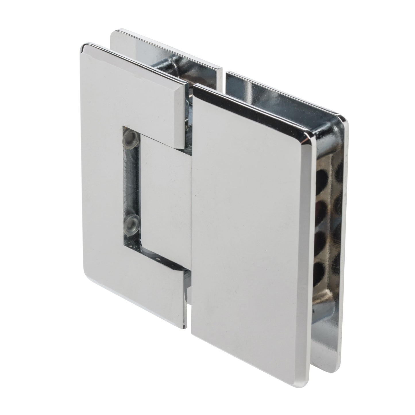 180 Degree Glass-to-Glass Hinge with Beveled Edges