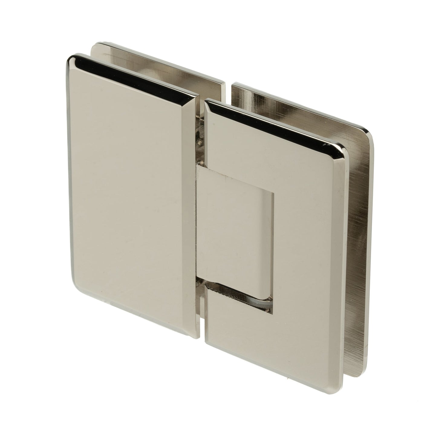 180 Degree Glass-to-Glass Hinge with Beveled Edges