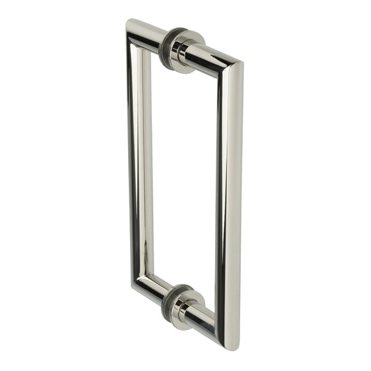 8" Back-to-Back Pull Handle with Mitered Corners