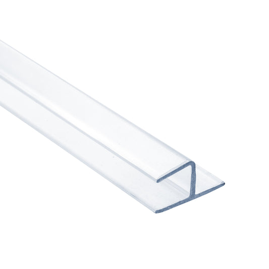 Polycarbonate H-Jamb at 180 Degrees for 3/8" Glass