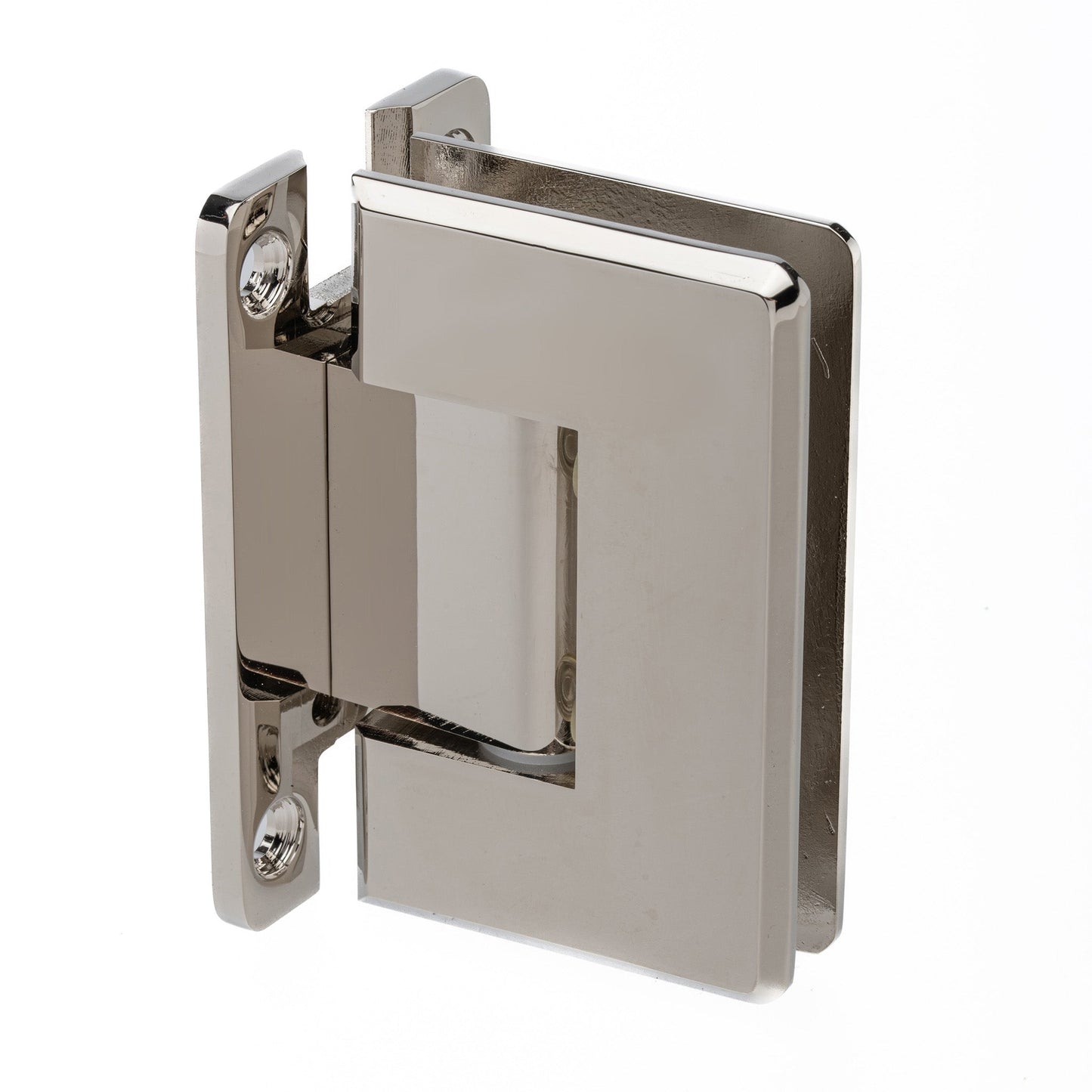 Wall Mount Full Back Plate 5 Degree Hinge with Beveled Edges