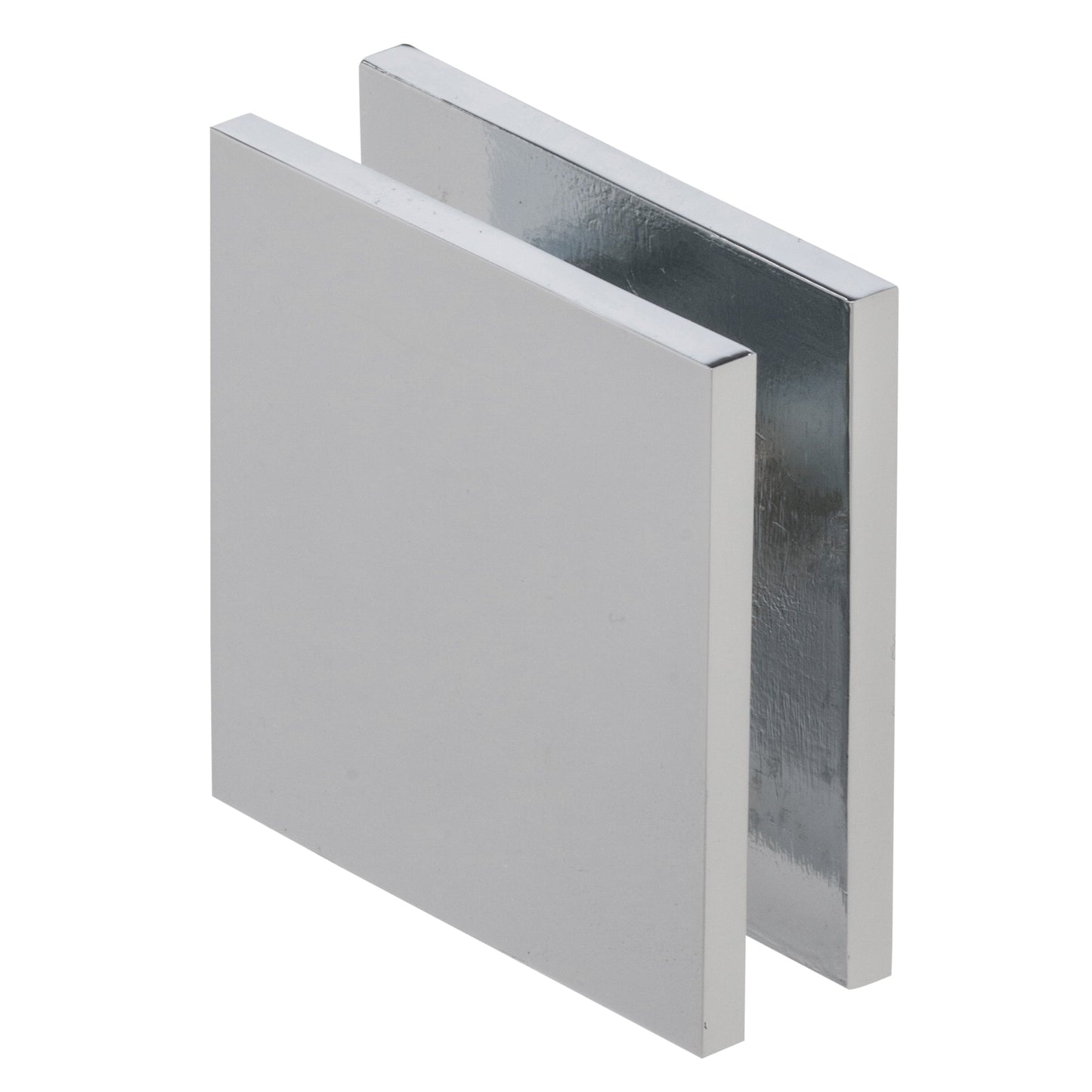 Square Style Hole-in-Glass Fixed Panel U-Clamp