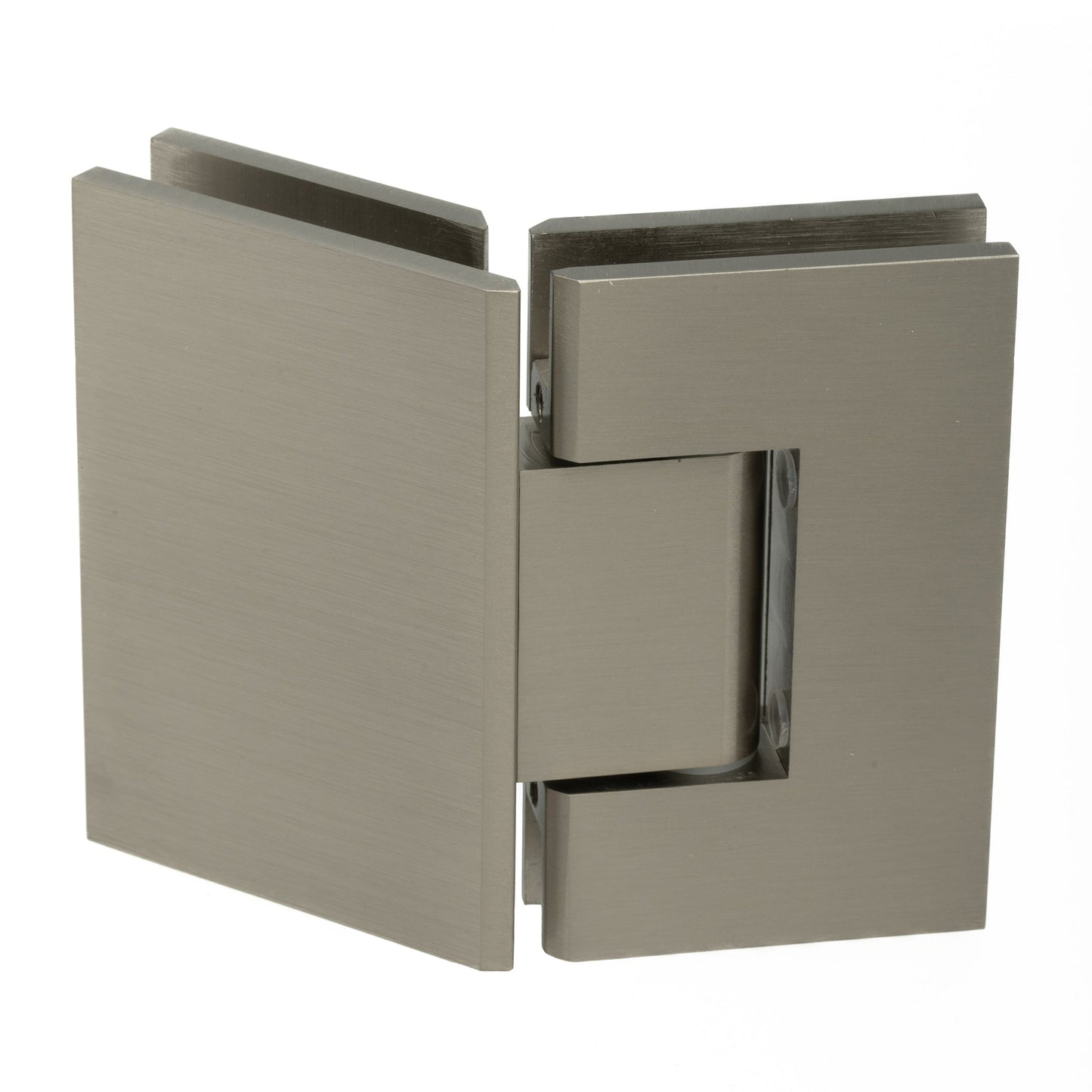 135 Degree Glass-to-Glass Hinge with Squared Corners