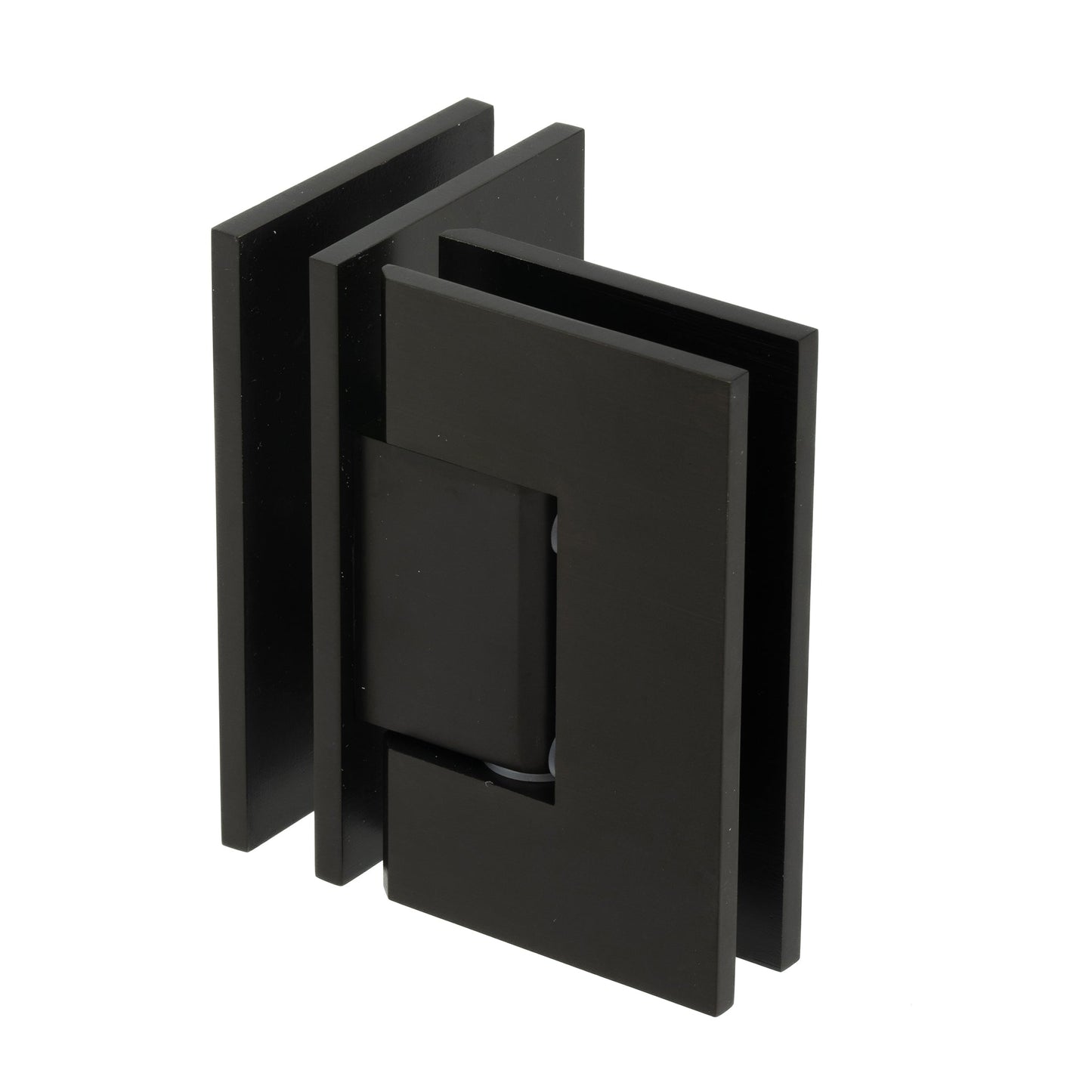 90 Degree Glass-to-Glass Standard Duty Hinge with Squared Corners